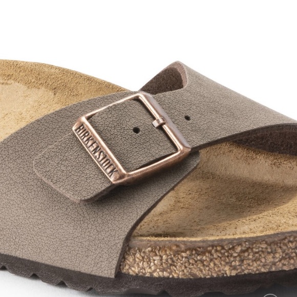 SOLD 💌 Birkenstock Madrid Leather Sandals Mocha - Picture 2 of 11